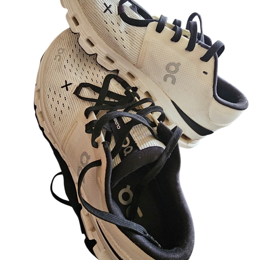 On Cloud Women's Cloud X 4 Ivory/Black Training - Picture 4 of 7